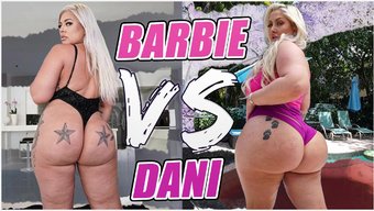 Un Gros Et Énorme Défonce-Cul Entre Deux Bombes Pawg, Mz Dani Et Ashley Barbie.